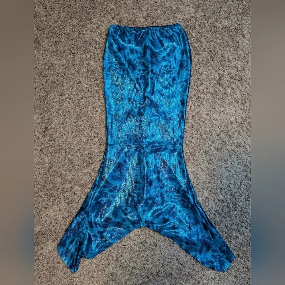 Justice Kids Mermaid Tail Costume Dress Up Skirt